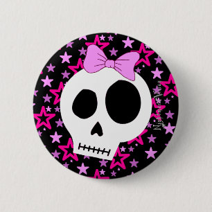 Sternenklarer Punkknopf Button