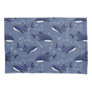 Sternenklarer Walhai (dunkel) Kissenbezug