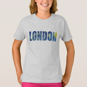 Sternenklares London (Typografie) T-Shirt