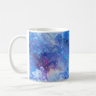 STERNENKLARES NEBELFLECK-HIMMEL-MARMORIERUNGBLAU KAFFEETASSE