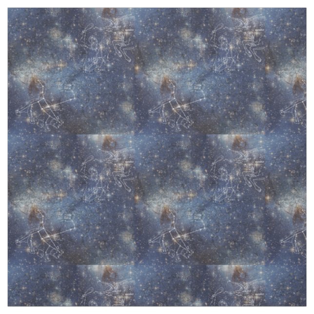 Sternenklares Raum-Konstellations-Gewebe Stoff (Muster)