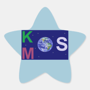 Sternenkosmos Stern-Aufkleber