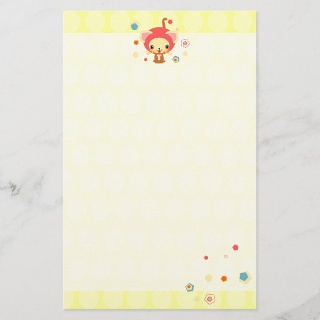 Sternenkuchen Briefpapier (Vorderseite)