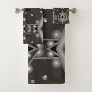 Sternenleistung Moderne abstrakte Kunstdesign  Badhandtuch Set