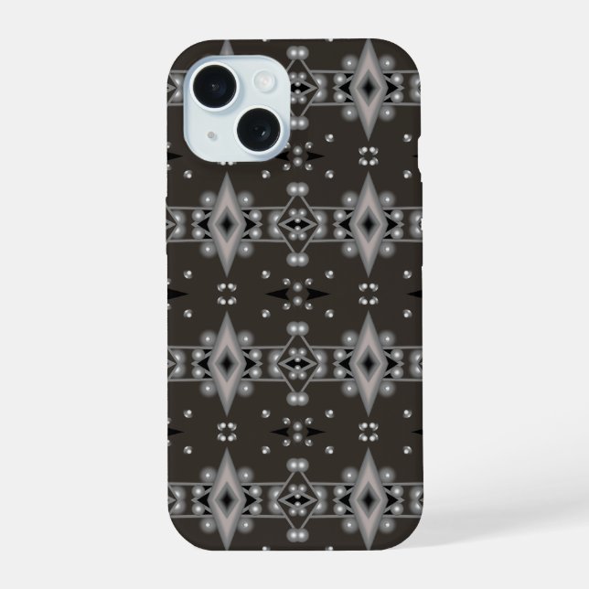 Sternenleistung Moderne abstrakte Kunstdesign  iPhone 15 Hülle (Rückseite)
