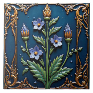 Sternenlicht Deco-Blume Fliese