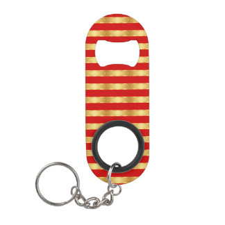 Sternenlicht Rot & Gold Mini Flaschenöffner
