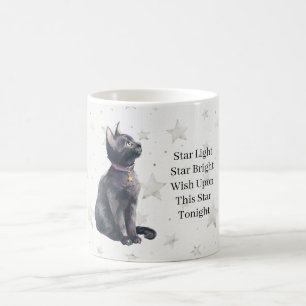 Sternenlicht Sternenhell Wunsch Kaffeetasse
