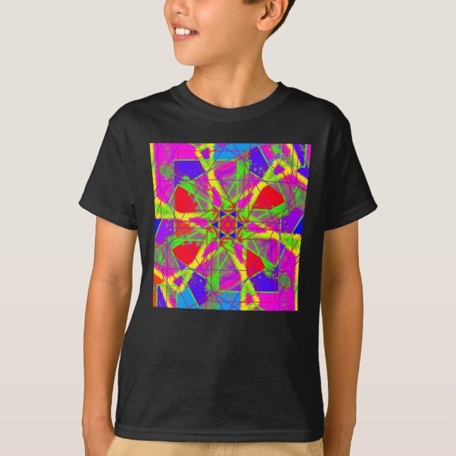 Sternenlicht-Strahlen-Aufkleber  T-Shirt (Vorderseite)