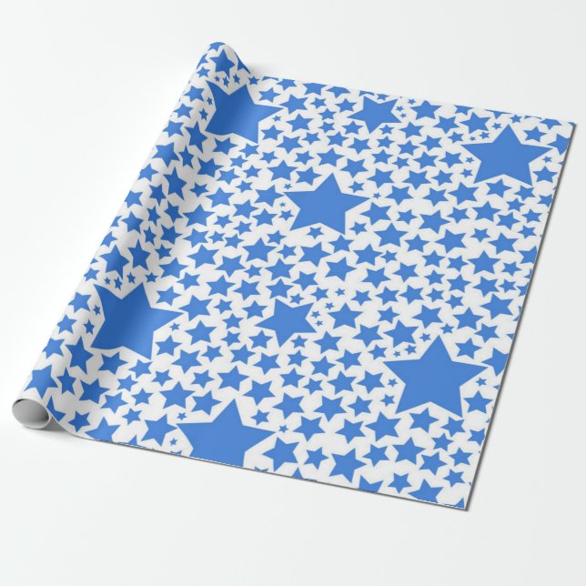 Sternenmuster Geschenkpapier (Ungerollt)