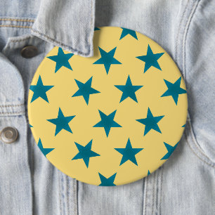 Sternenmuster Golden Stars 18 Button