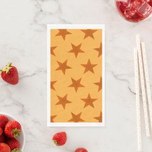 Sternenmuster Golden Stars 2 Serviette
