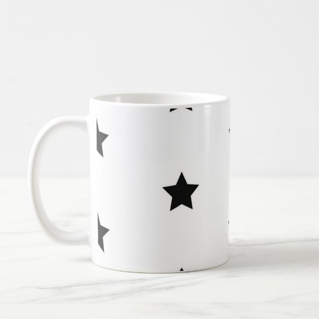 Sternenmuster Kaffeetasse (Links)