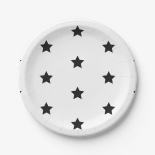 Sternenmuster Pappteller