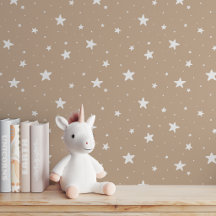 Sternenmuster Träumerisch Boho Kinderzimmer Tan Br