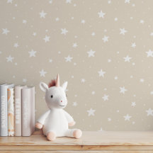 Sternenmuster Träumerisches Boho-Kinderzimmer Warm