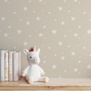 Sternenmuster Träumerisches Boho-Kinderzimmer Warm Tapete
