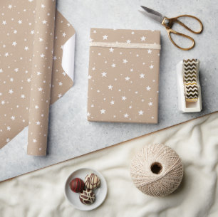 Sternenmuster Träumerisches Boho-Print Kinder Blas Geschenkpapier