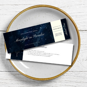 Sternennacht-Abschlussballticket, Nacht unter den  Einladung