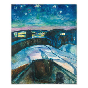 Sternennacht Edvard Munch Fotodruck