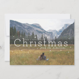 Sternennacht Feiertagskarte