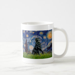 Sternennacht - Flat Coated Retriever 2 Tasse
