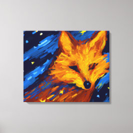 STERNENNACHT FUCHS IV | HIMMELISCHER GEIST | LEINWANDDRUCK