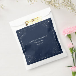 Sternennacht Himmelhochzeit Navy Blau Elegant Geschenktütchen