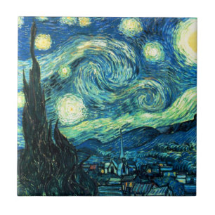 Sternennacht Kunst Fliese