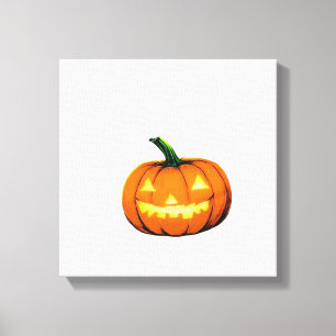 Sternennacht Kürbis Halloween Van Gogh Erntedankfe Leinwanddruck