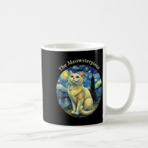 Sternennacht Lustige Katze Die Meowsterece Van Gog Kaffeetasse