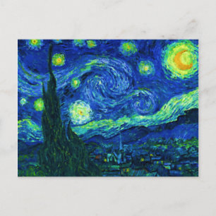 Sternennacht-Postkarte Postkarte