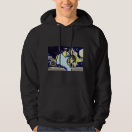Sternennacht Reverb Hip-Hop-Stil Hoodie