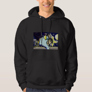 Sternennacht Reverb Hip-Hop-Stil Hoodie