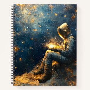 Sternennacht-Schweißer - Kosmische Schweißkunst Notizbuch