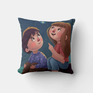 Sternennacht-Träume – Whimsical Kinderkissen Kissen