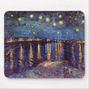 Sternennacht über der Rhone - Van Gogh Mousepad