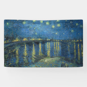Sternennacht über der Rhone (von van Gogh) Banner