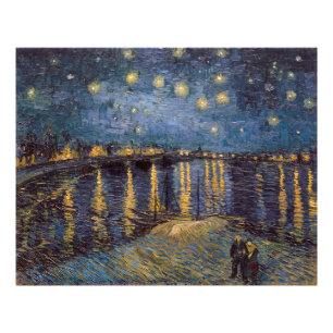 Sternennacht über der Rhone von Vincent Van Gogh Fotodruck