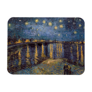 Sternennacht über der Rhone von Vincent Van Gogh Magnet