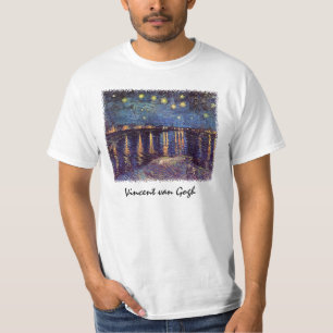 Sternennacht über der Rhone von Vincent van Gogh T-Shirt