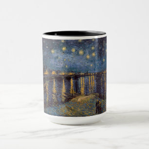 Sternennacht über der Rhone von Vincent Van Gogh Tasse