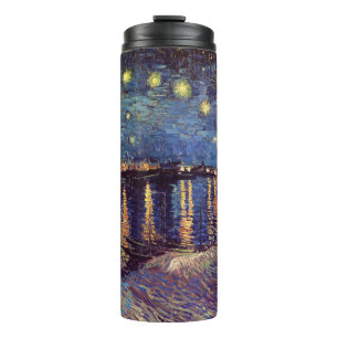 Sternennacht über der Rhone von Vincent van Gogh Thermosbecher
