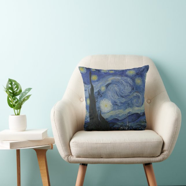 Sternennacht - Van Gogh  Kissen (Stuhl )