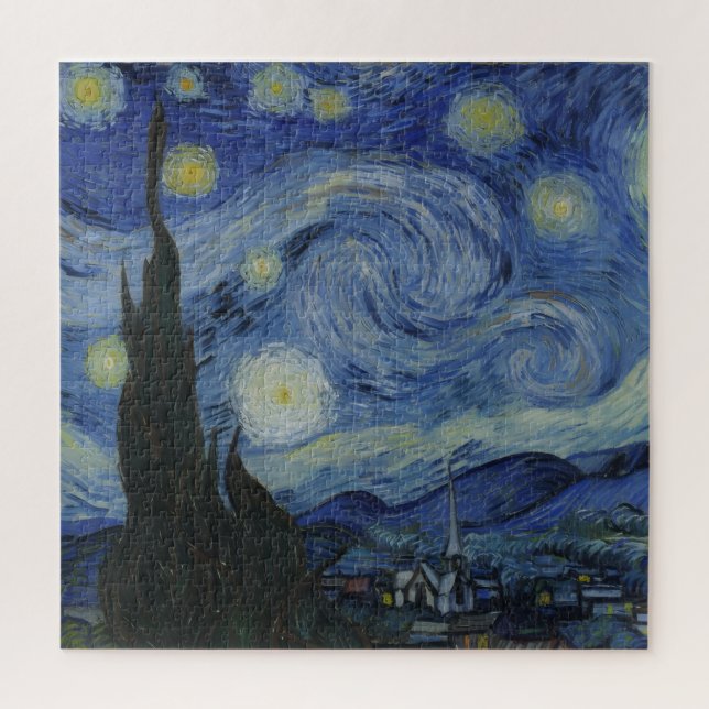 Sternennacht - Van Gogh  Puzzle (Vertikal)