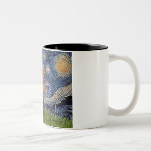 Sternennacht - -Viszla 2 Zweifarbige Tasse