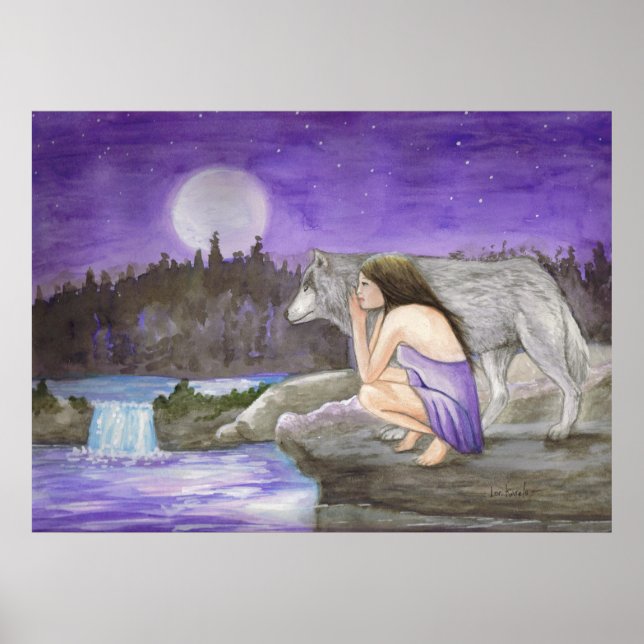 Sternennacht von Lori Karels Poster (Vorne)