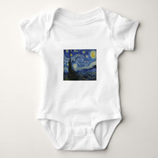 Sternennacht von Van Gogh Baby Strampler