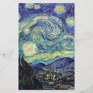 Sternennacht von van Gogh Briefpapier