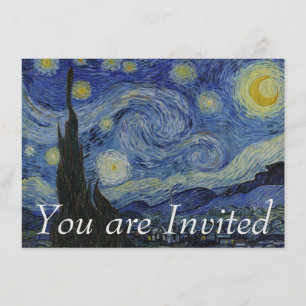 Sternennacht von Vincent van Gogh Einladung